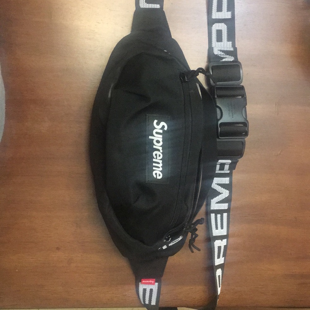 Black Supreme Fanny Pack